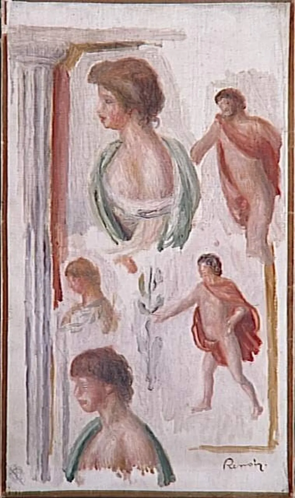 Mythologie, personnages de tragédie antique, Pierre-Auguste Renoir