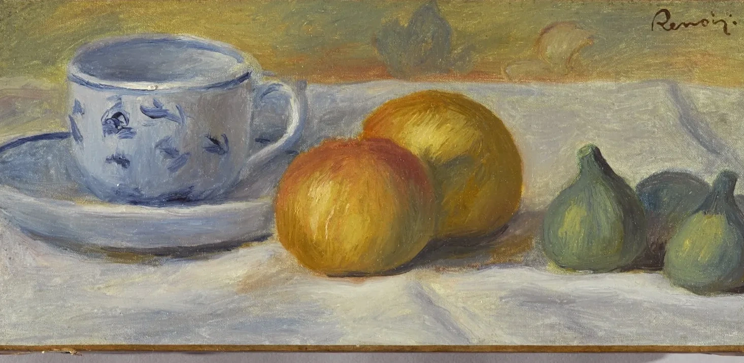 Nature morte à la tasse bleue, Pierre-Auguste Renoir