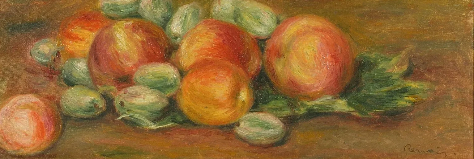 Nature morte aux pommes et aux amandes, Pierre-Auguste Renoir