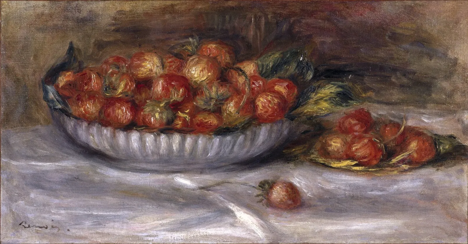 Nature morte de fraises, Pierre-Auguste Renoir