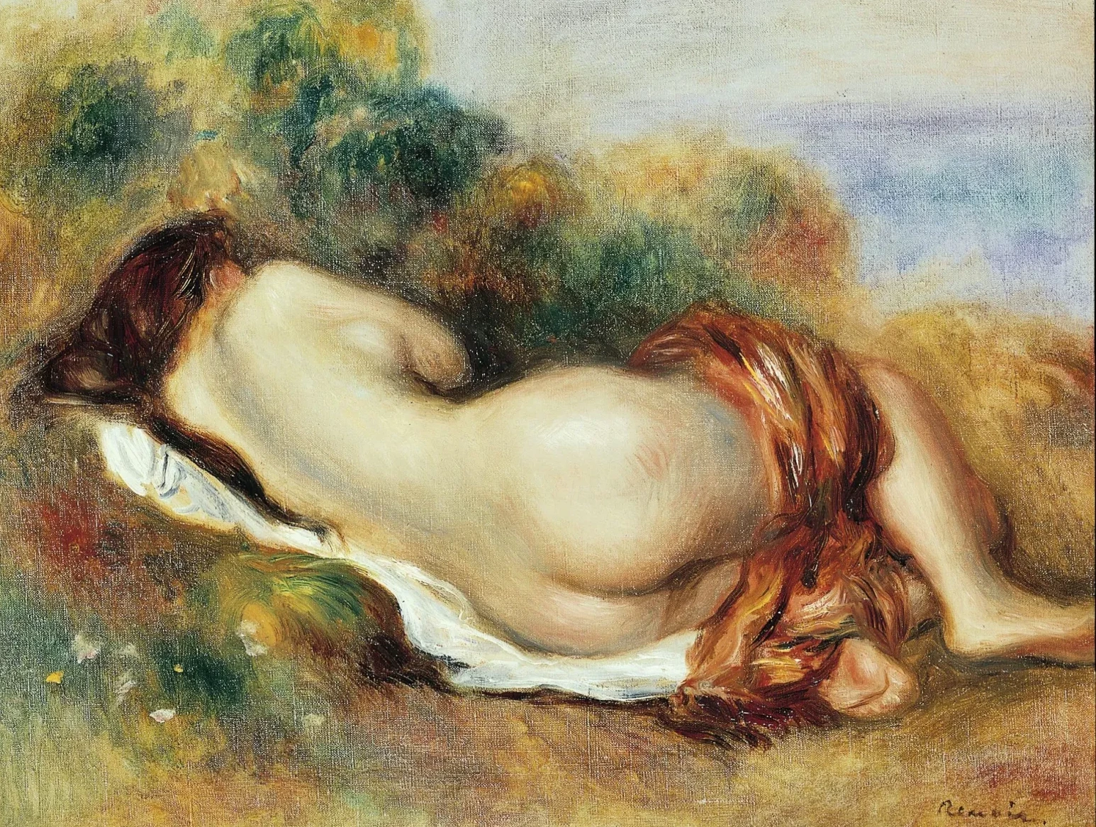 Nu couché, Pierre-Auguste Renoir