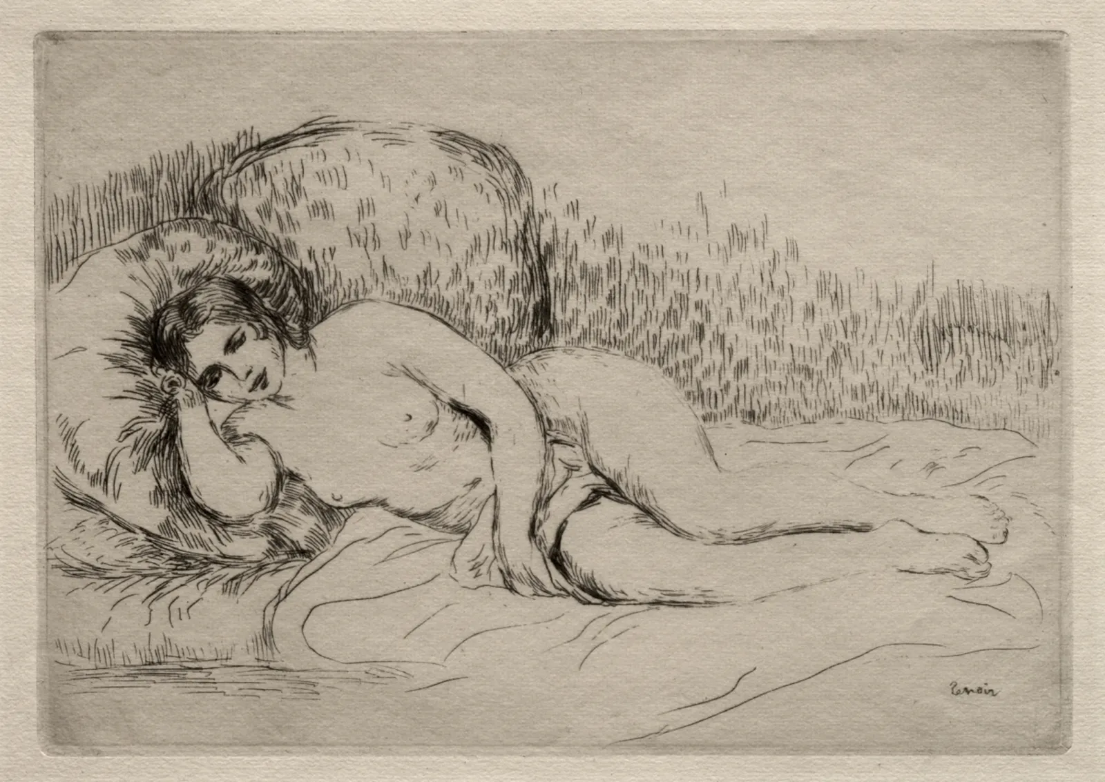 Nude Woman Reclining, Pierre-Auguste Renoir