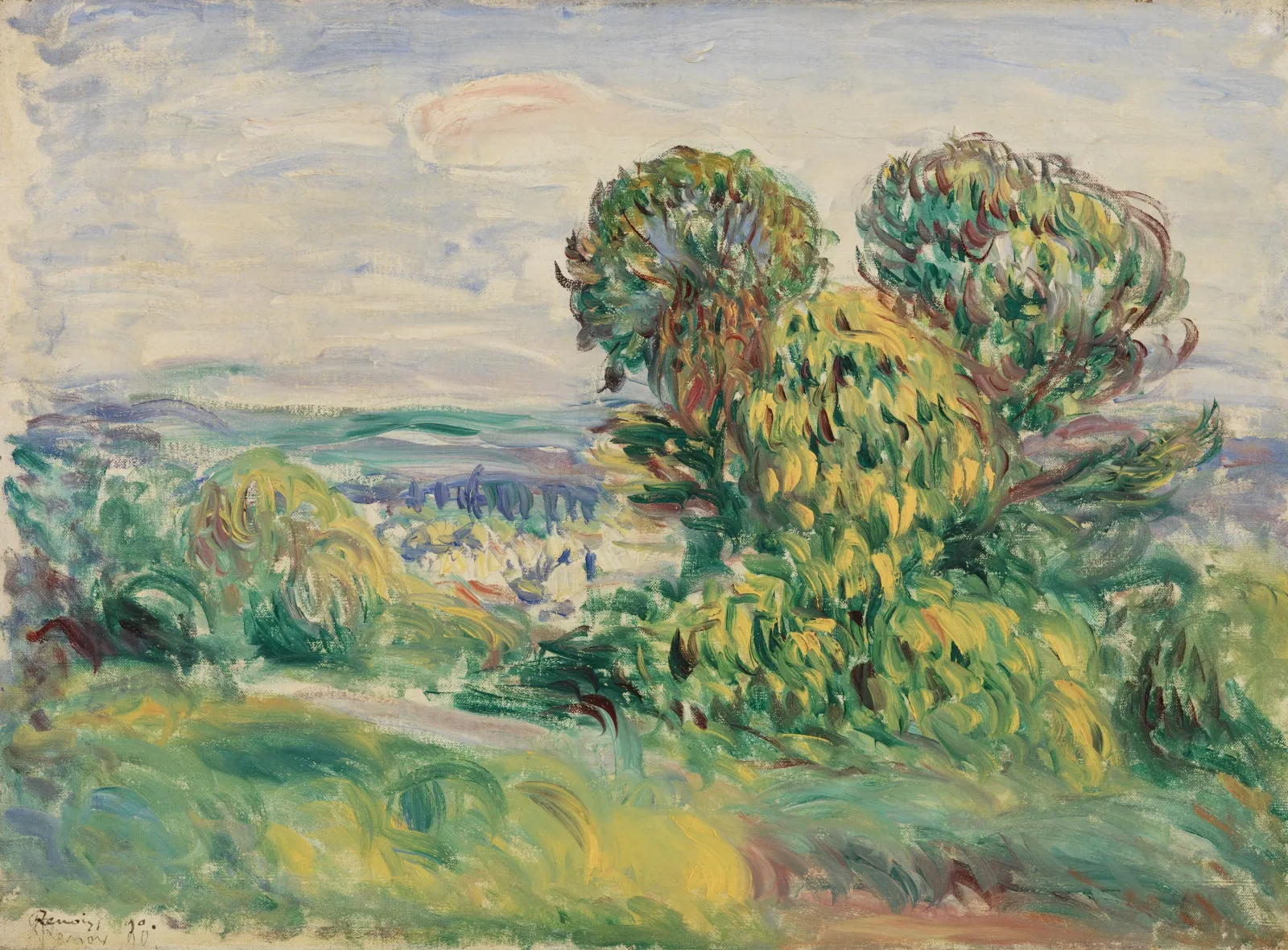 Paysage, Pierre-Auguste Renoir
