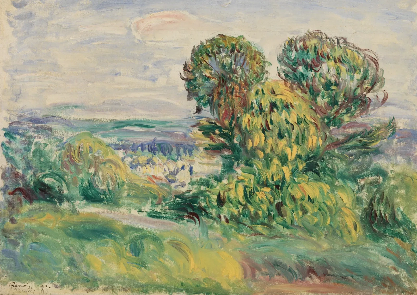 Paysage, Pierre-Auguste Renoir