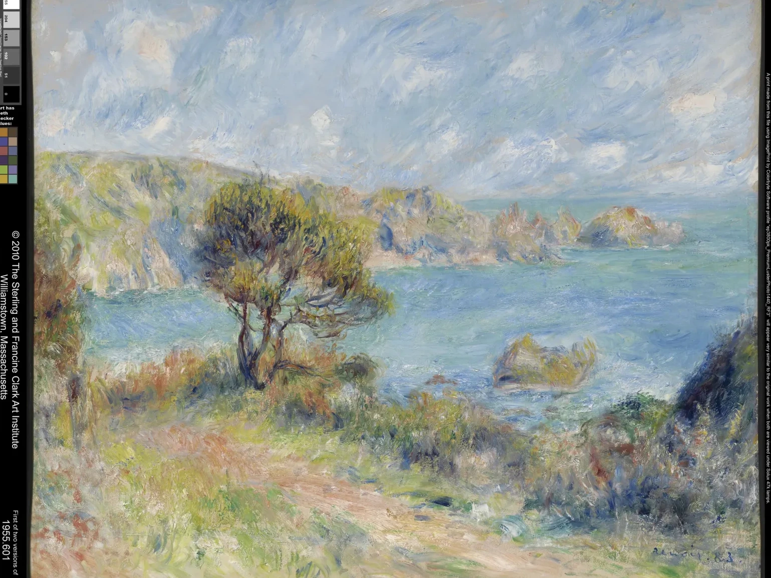 Paysage à Guernesey, Pierre-Auguste Renoir