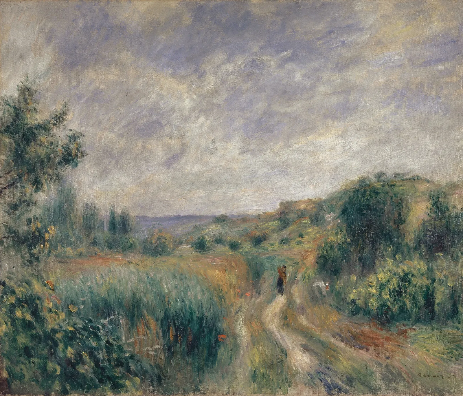 Paysage aux environs d'Essoyes, Pierre-Auguste Renoir