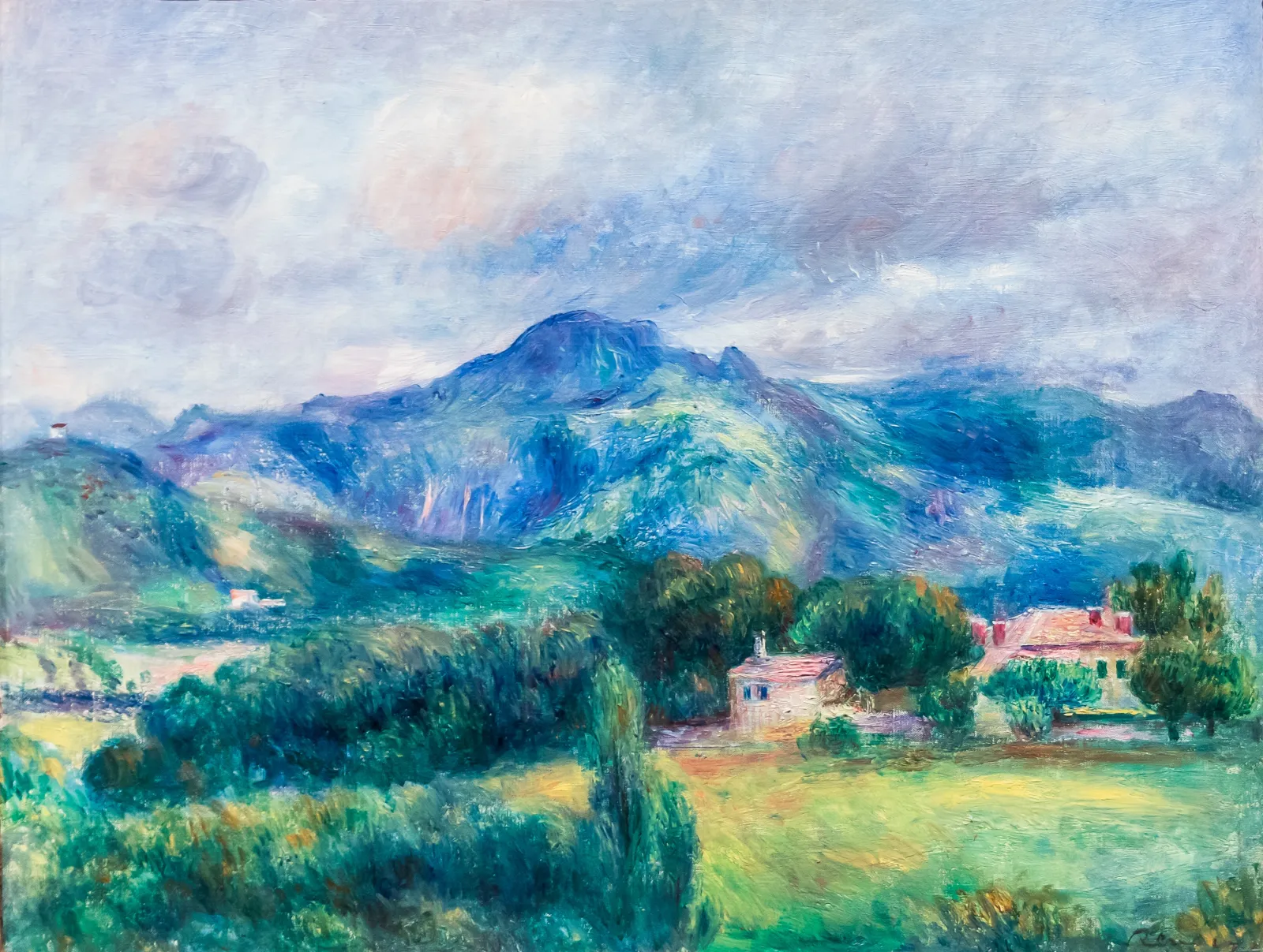 Paysage avec montagne, Pierre-Auguste Renoir