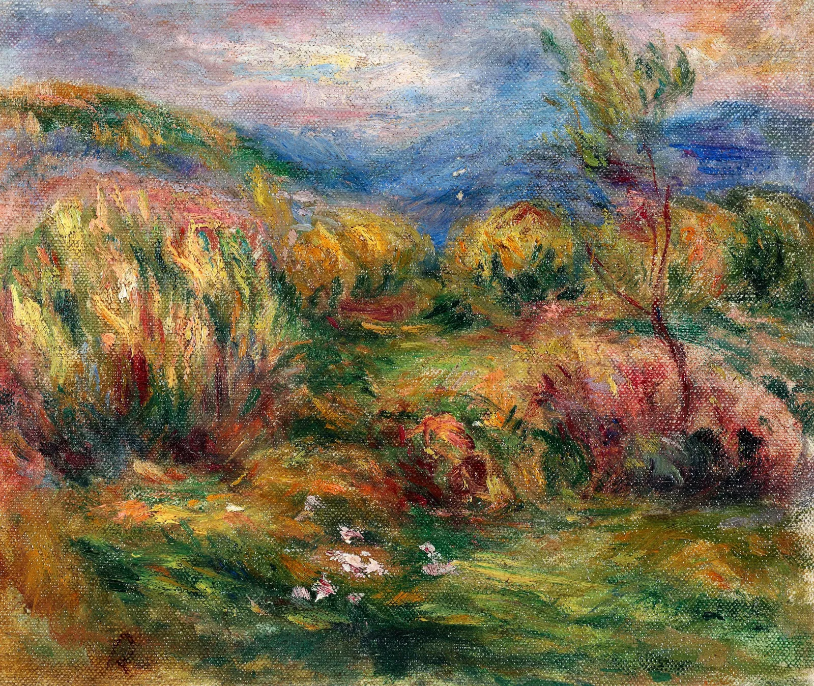 Paysage de Cagnes-sur-Mer, Pierre-Auguste Renoir