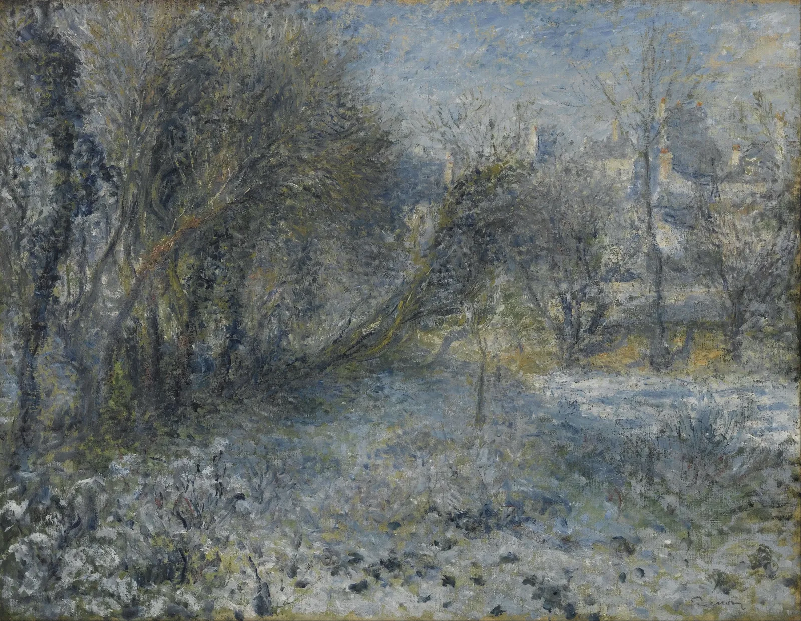 Paysage de neige, Pierre-Auguste Renoir