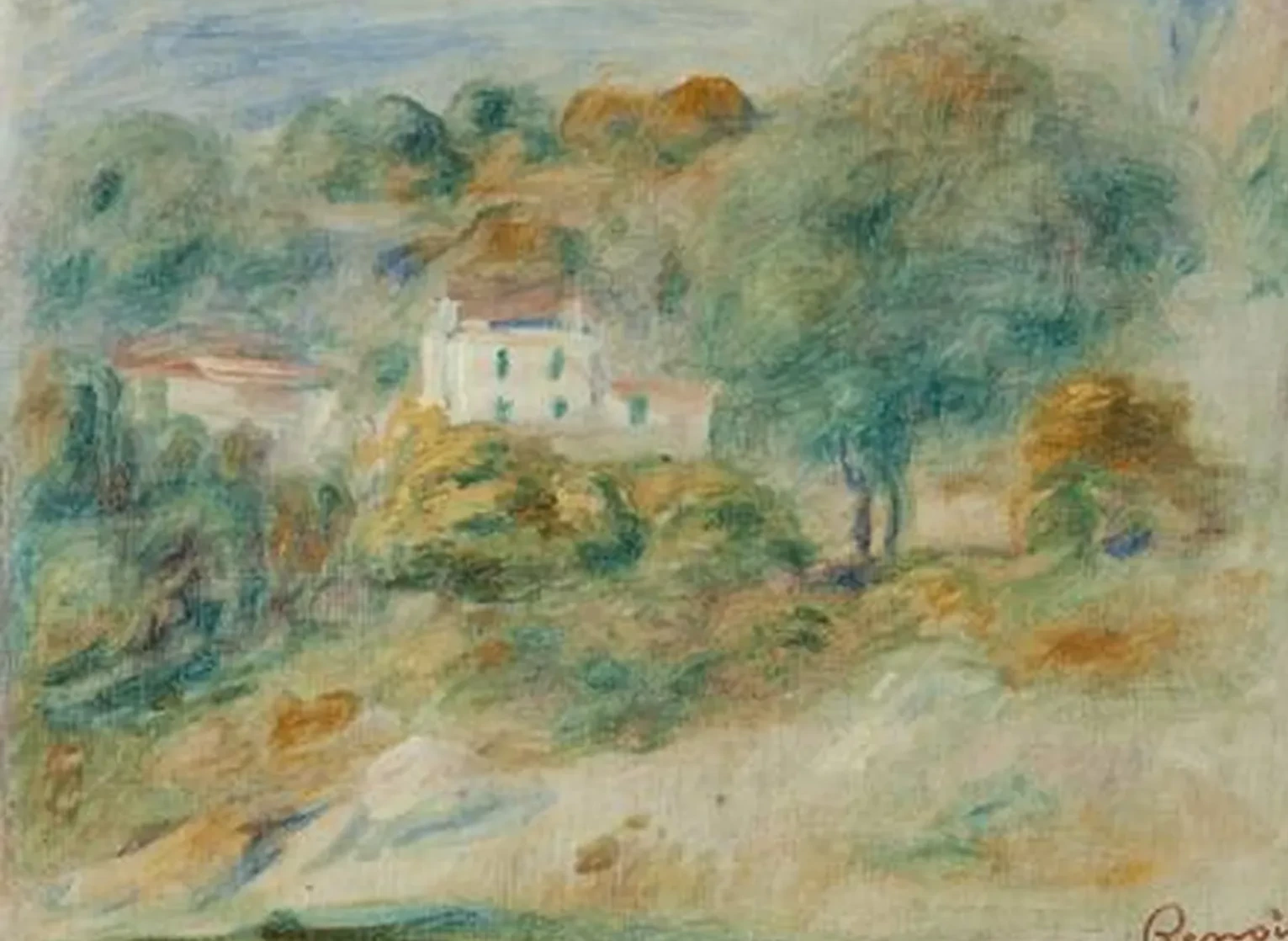 Paysage du Midi, Pierre-Auguste Renoir