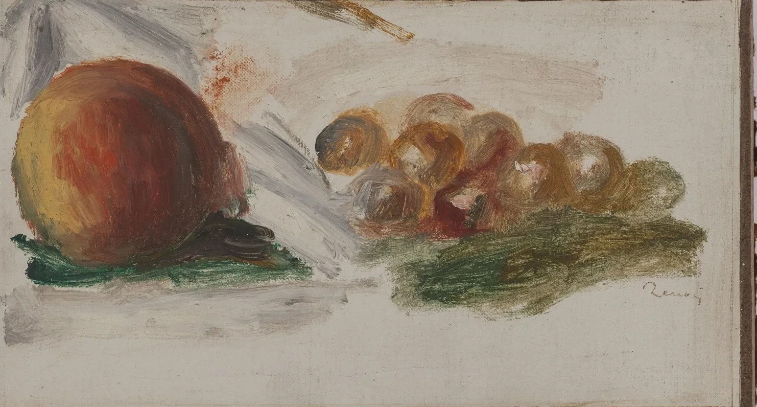 Pêche et raisins, Pierre-Auguste Renoir