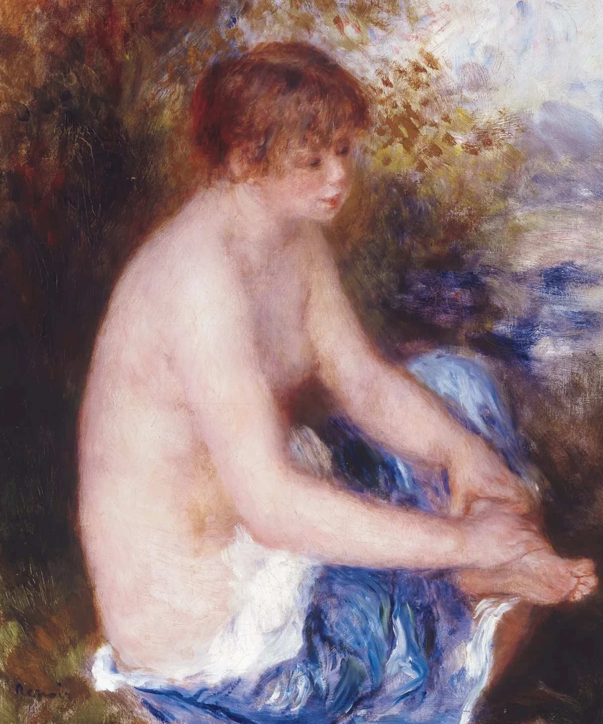 Petit nu bleu, Pierre-Auguste Renoir
