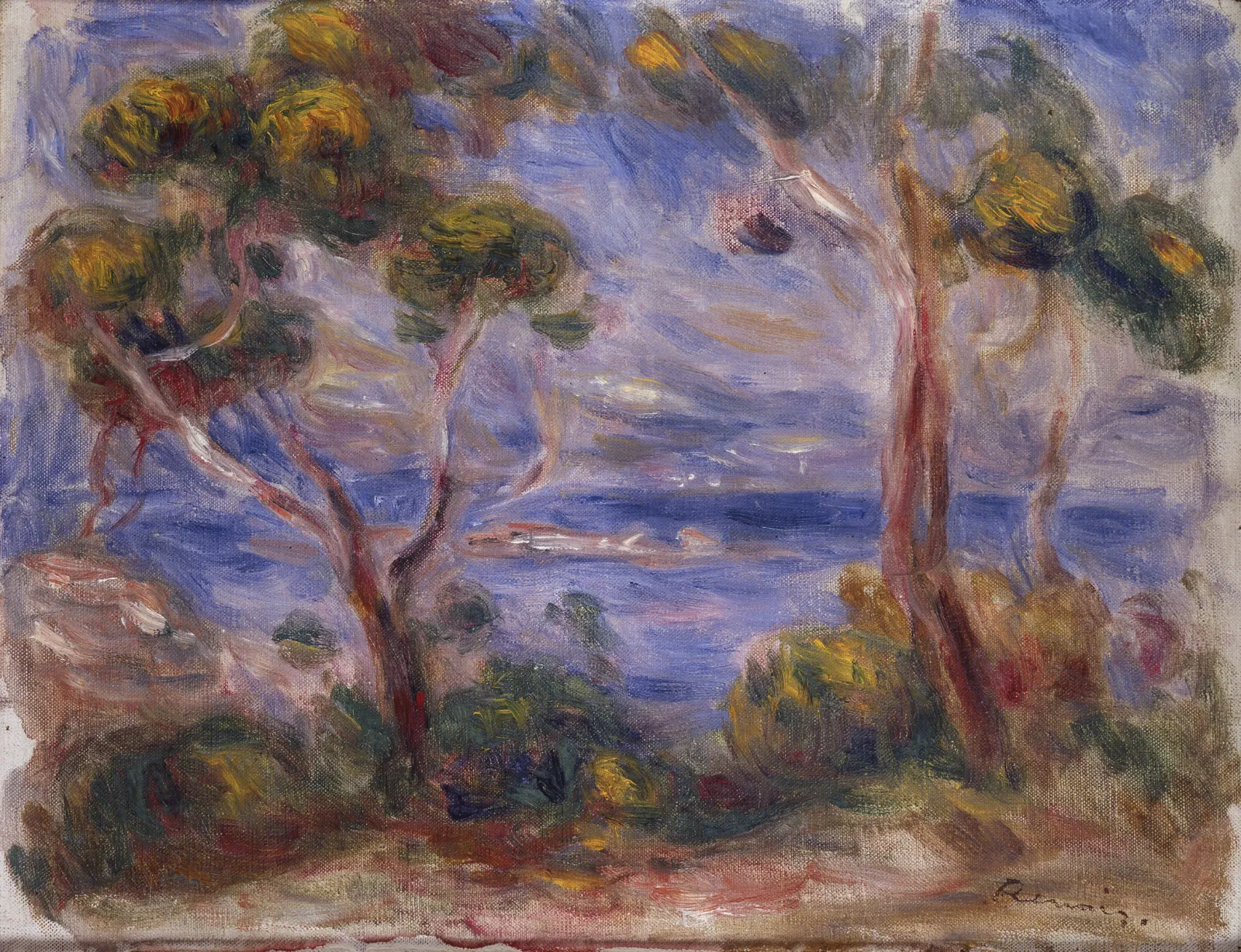Pins à Cagnes, Pierre-Auguste Renoir