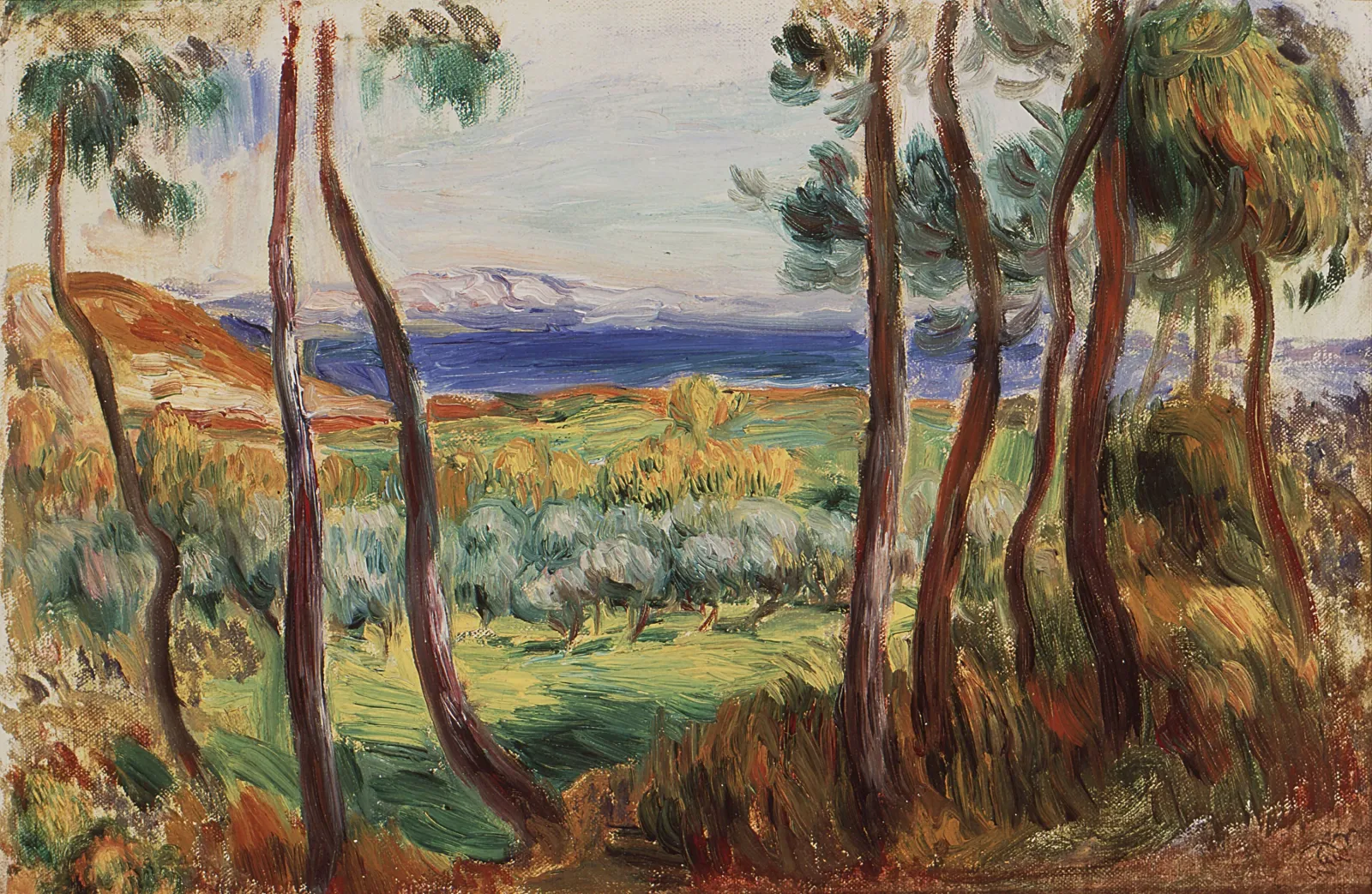 Pins aux environs de Cagnes, Pierre-Auguste Renoir