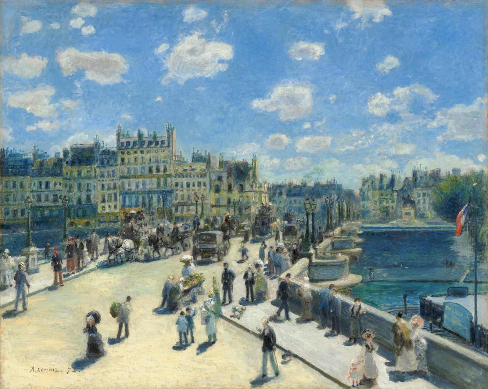 Pont Neuf, Paris, Pierre-Auguste Renoir