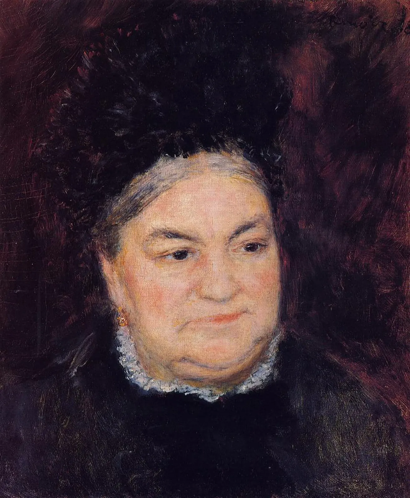 Portrait d'une femme âgée (Mme Le Cœur), Pierre-Auguste Renoir