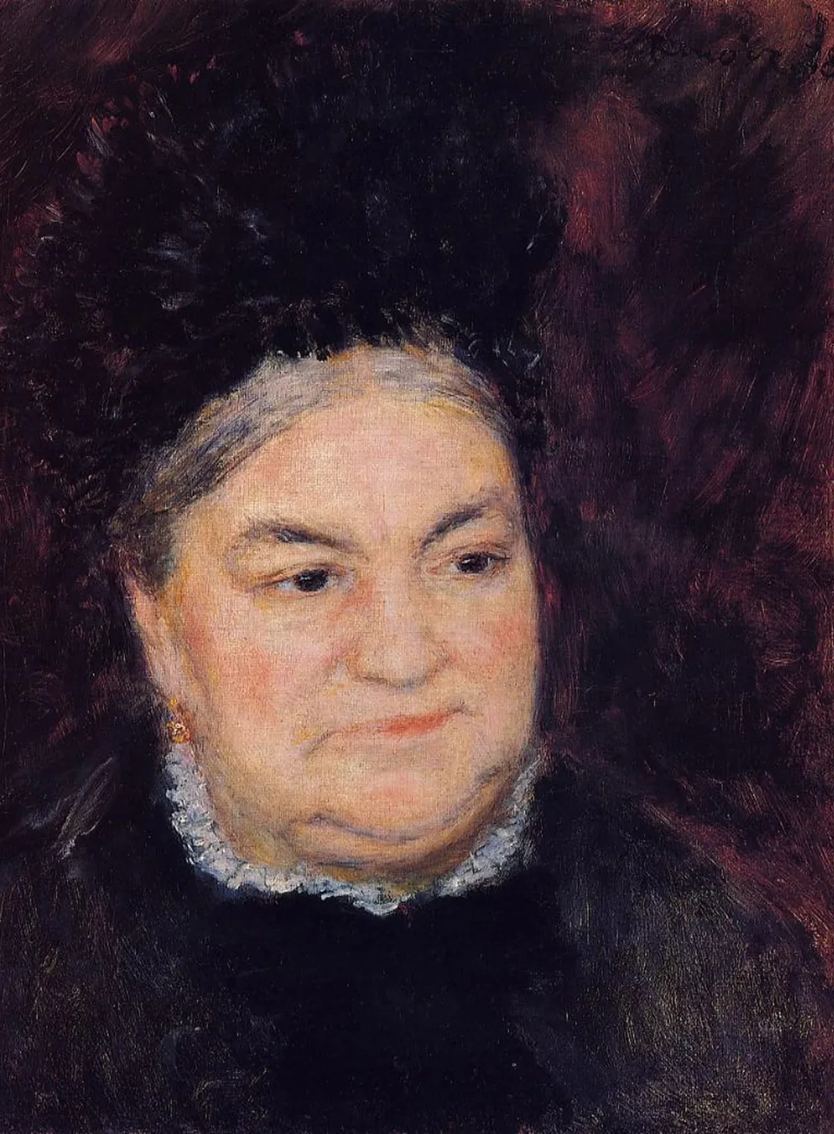 Portrait d'une femme âgée (Mme Le Cœur), Pierre-Auguste Renoir