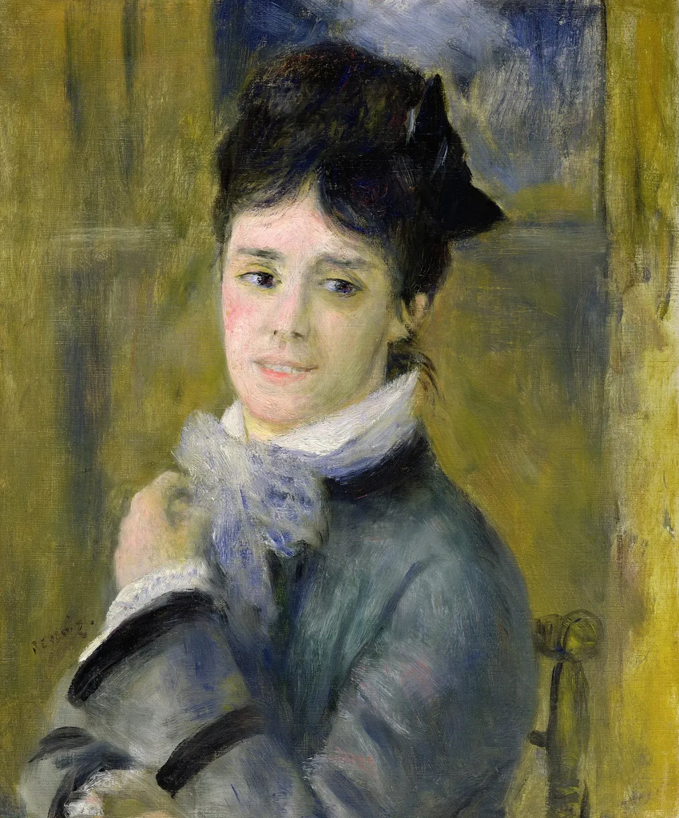 Portrait de madame Claude Monet, Pierre-Auguste Renoir