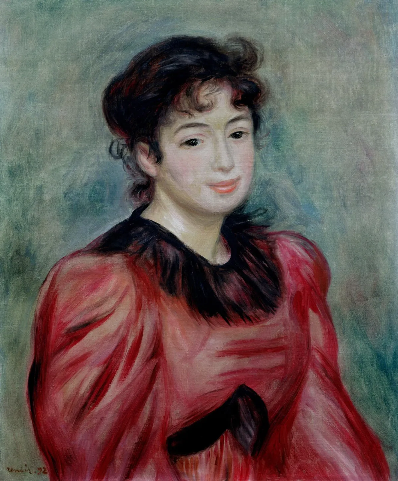 Portrait de Mademoiselle Victorine de Bellio, Pierre-Auguste Renoir