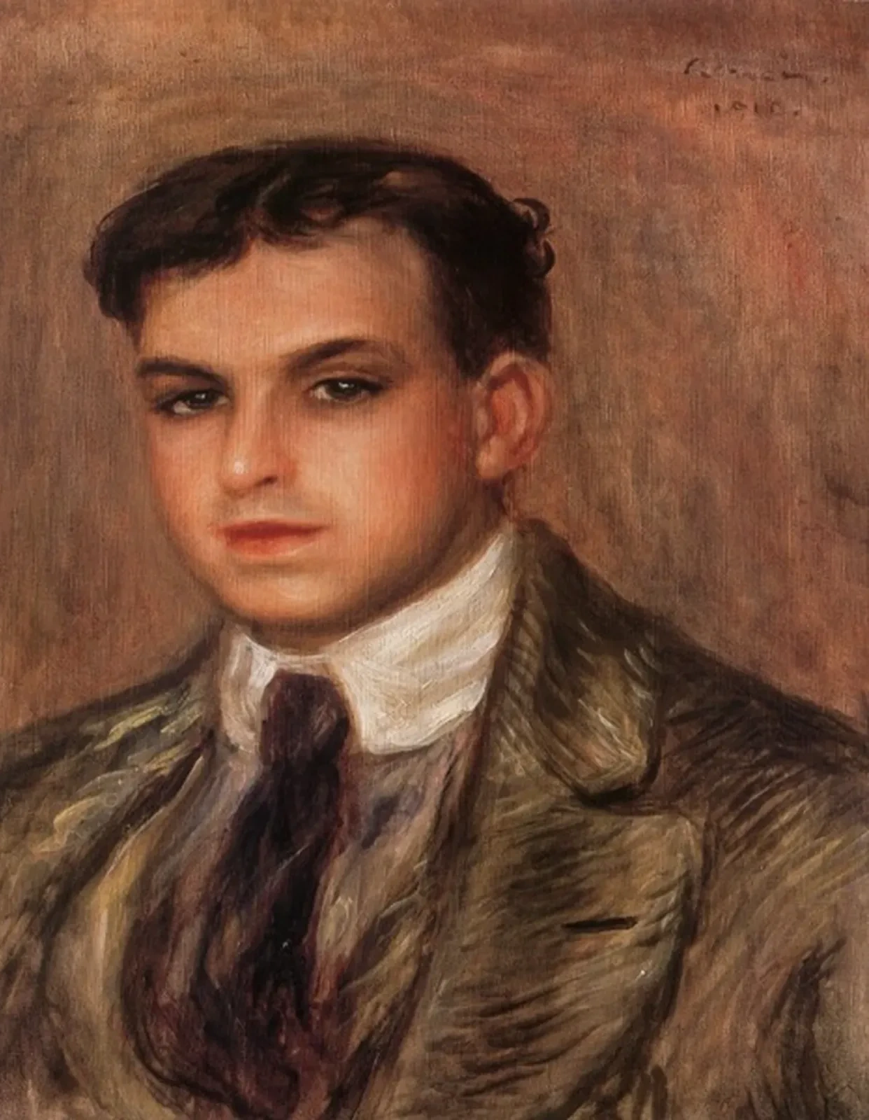 Portrait of Pierre Renoir, artist's son., Pierre-Auguste Renoir