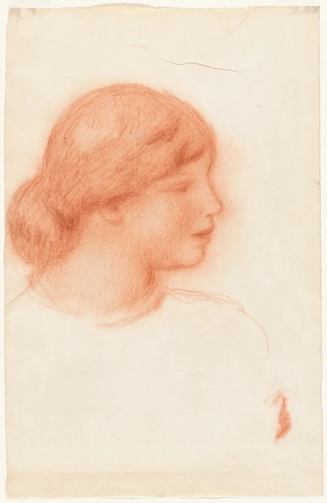 Profile of a Young Woman, Pierre-Auguste Renoir