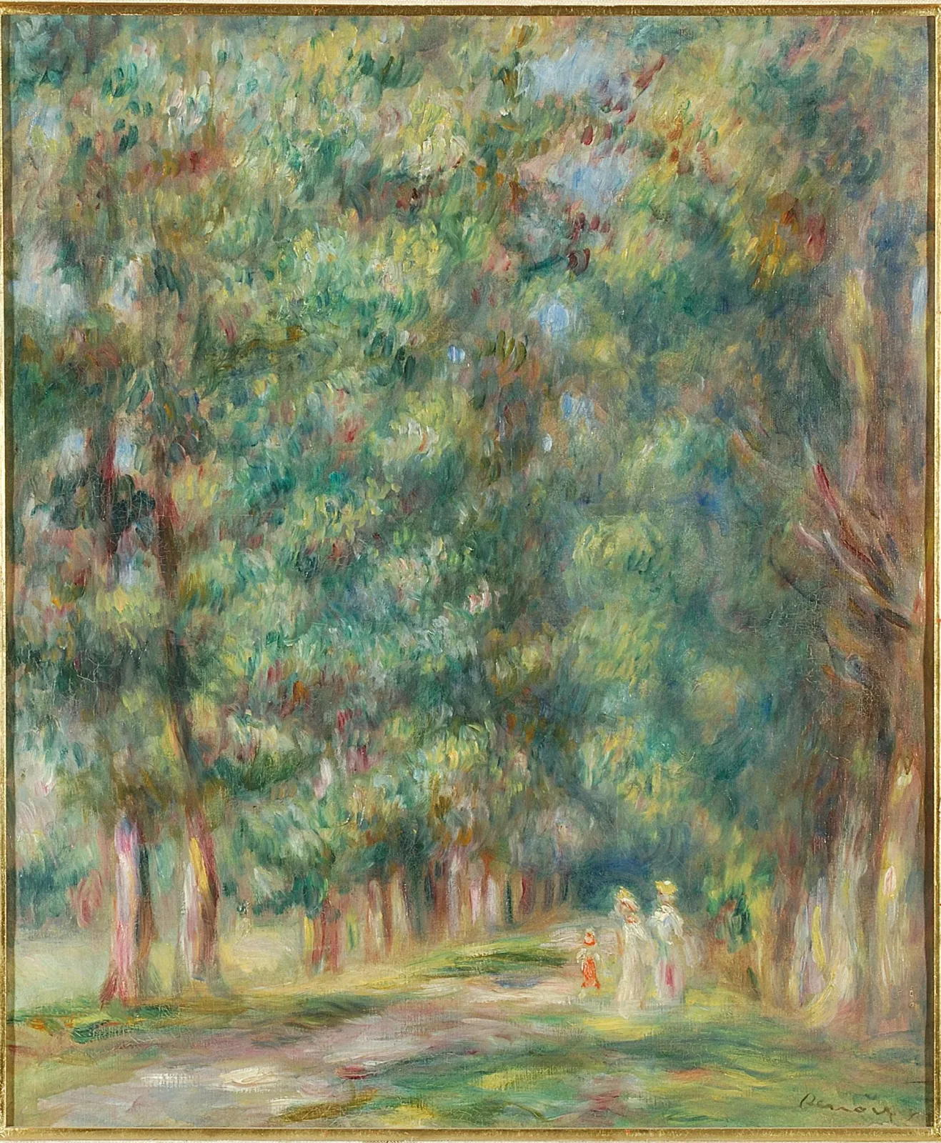 Promenade, sous-bois, Pierre-Auguste Renoir