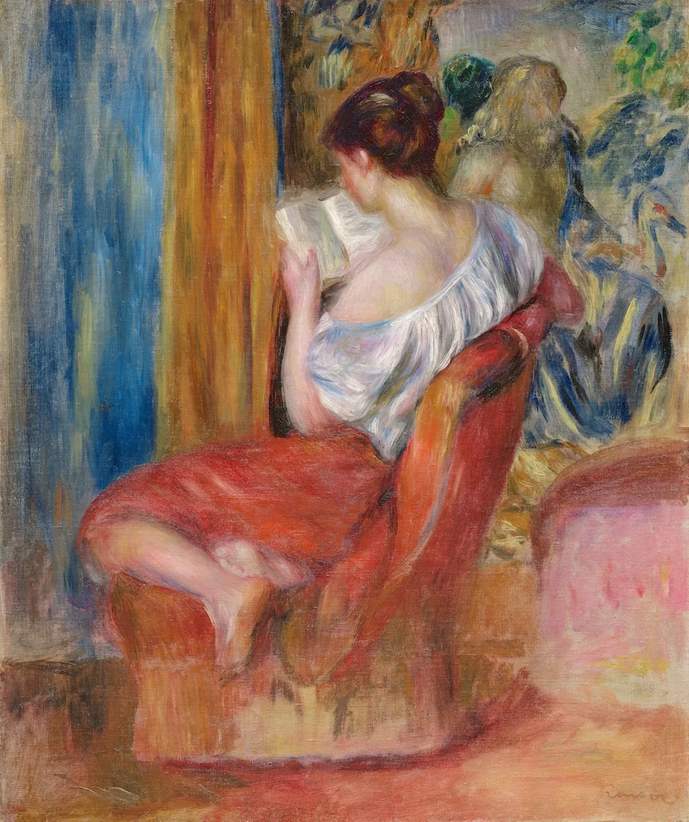 Reading Woman, Pierre-Auguste Renoir