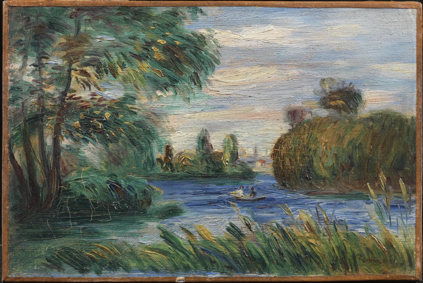 River Landscape, Pierre-Auguste Renoir