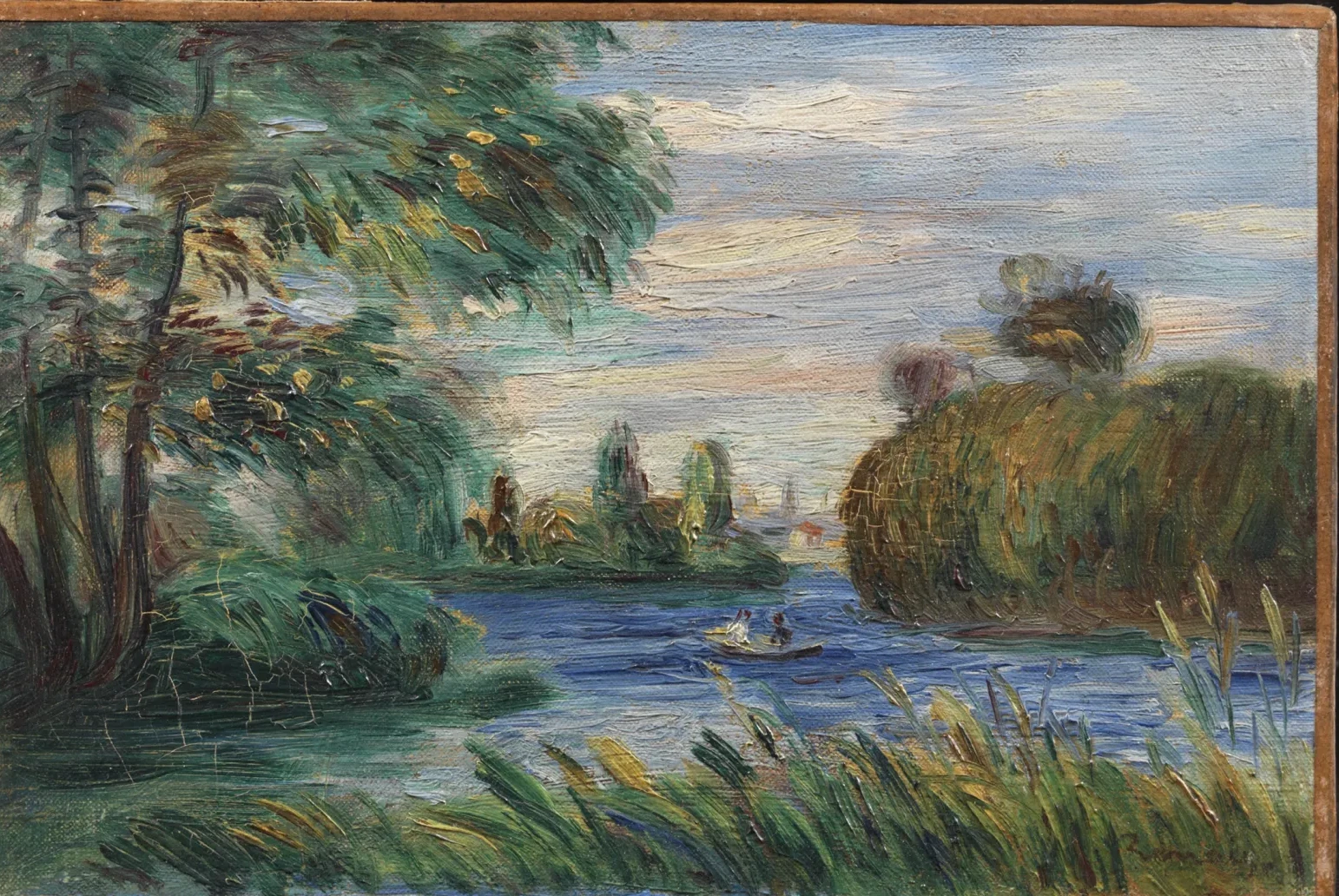 River Landscape, Pierre-Auguste Renoir
