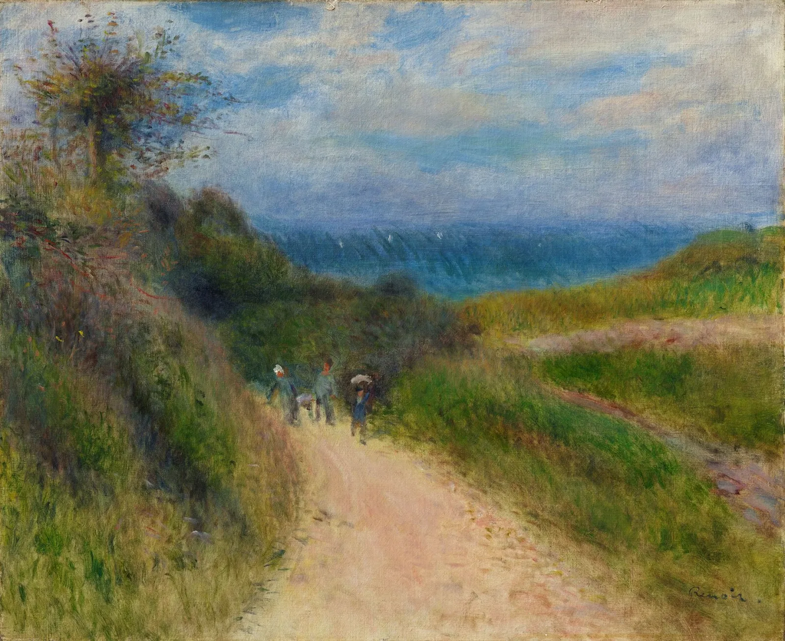 Road to Berneval, Pierre-Auguste Renoir