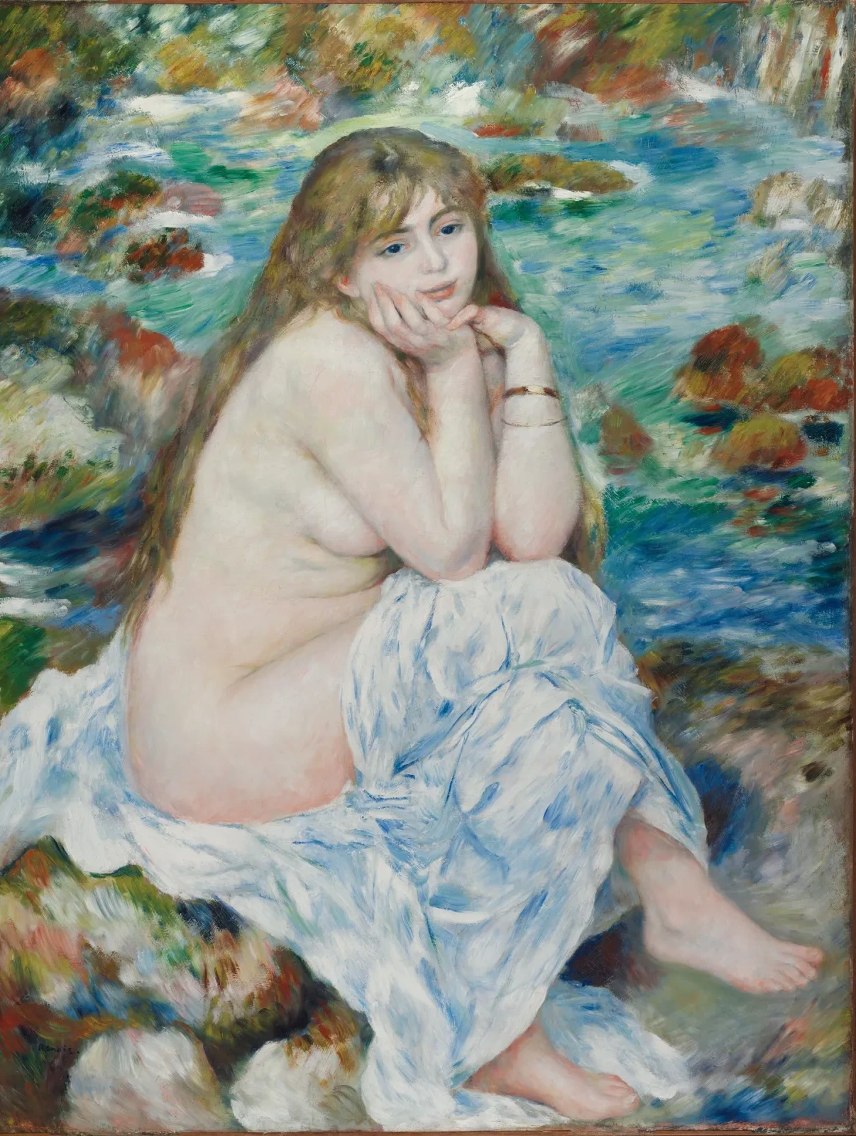 Seated Bather, Pierre-Auguste Renoir