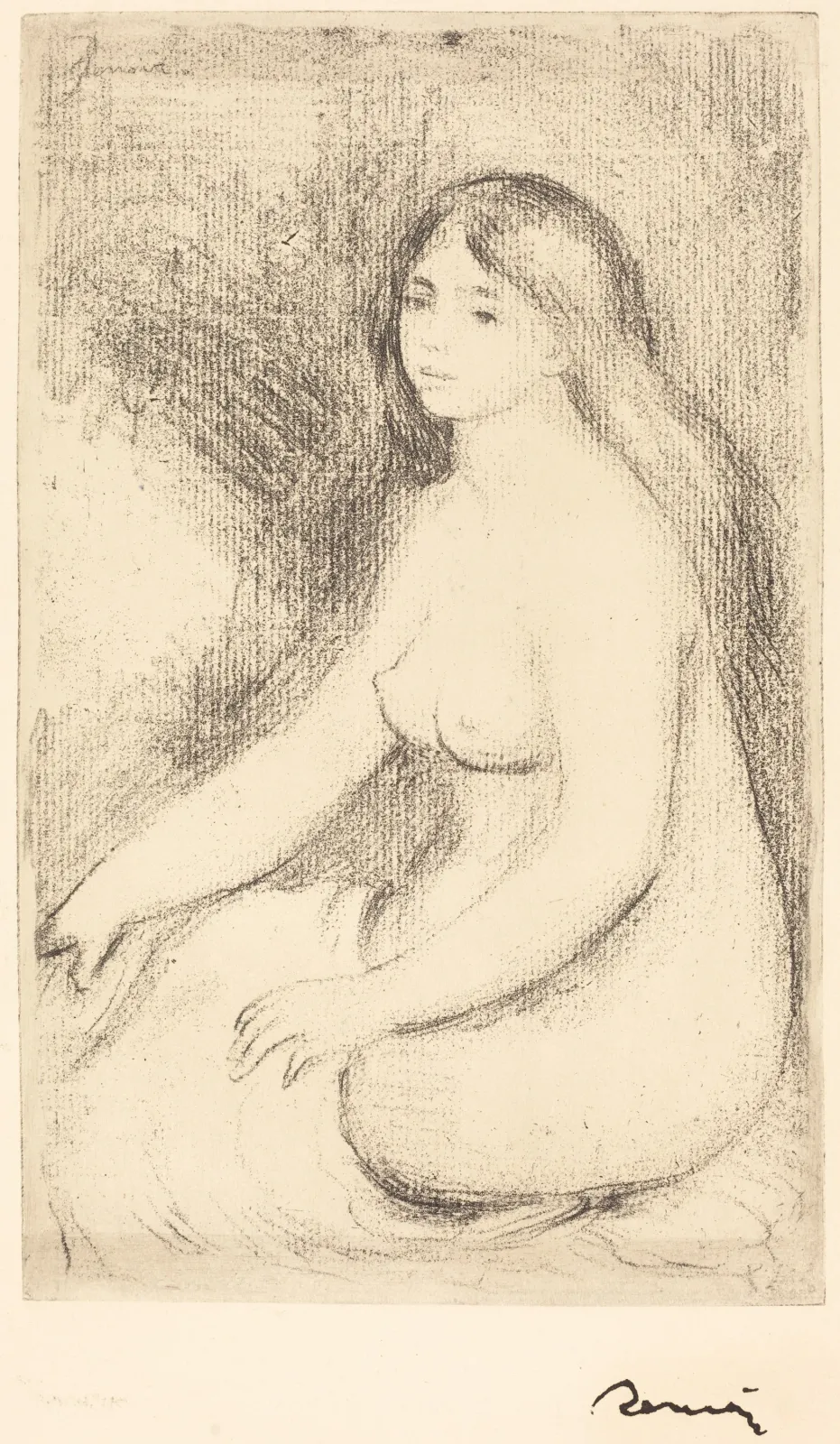 Seated Bather (Baigneuse assise), Pierre-Auguste Renoir
