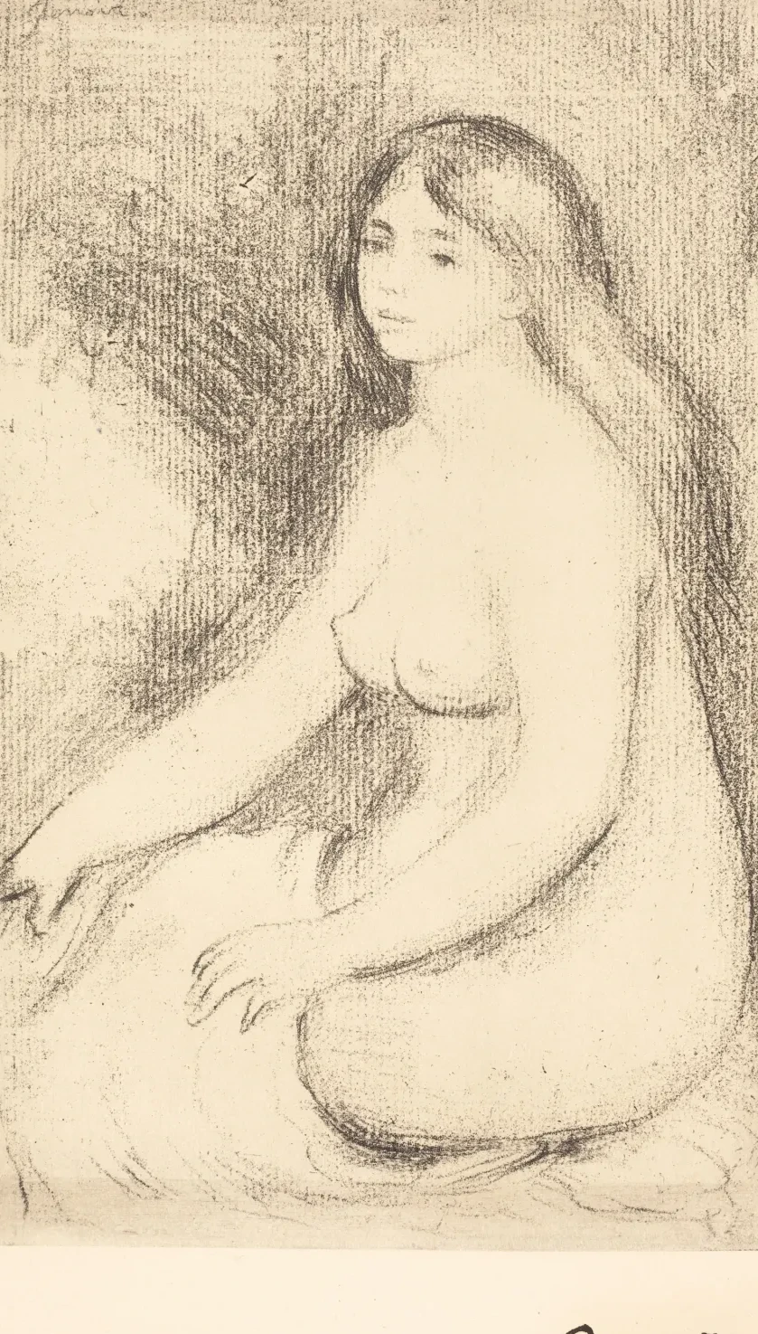 Seated Bather (Baigneuse assise), Pierre-Auguste Renoir