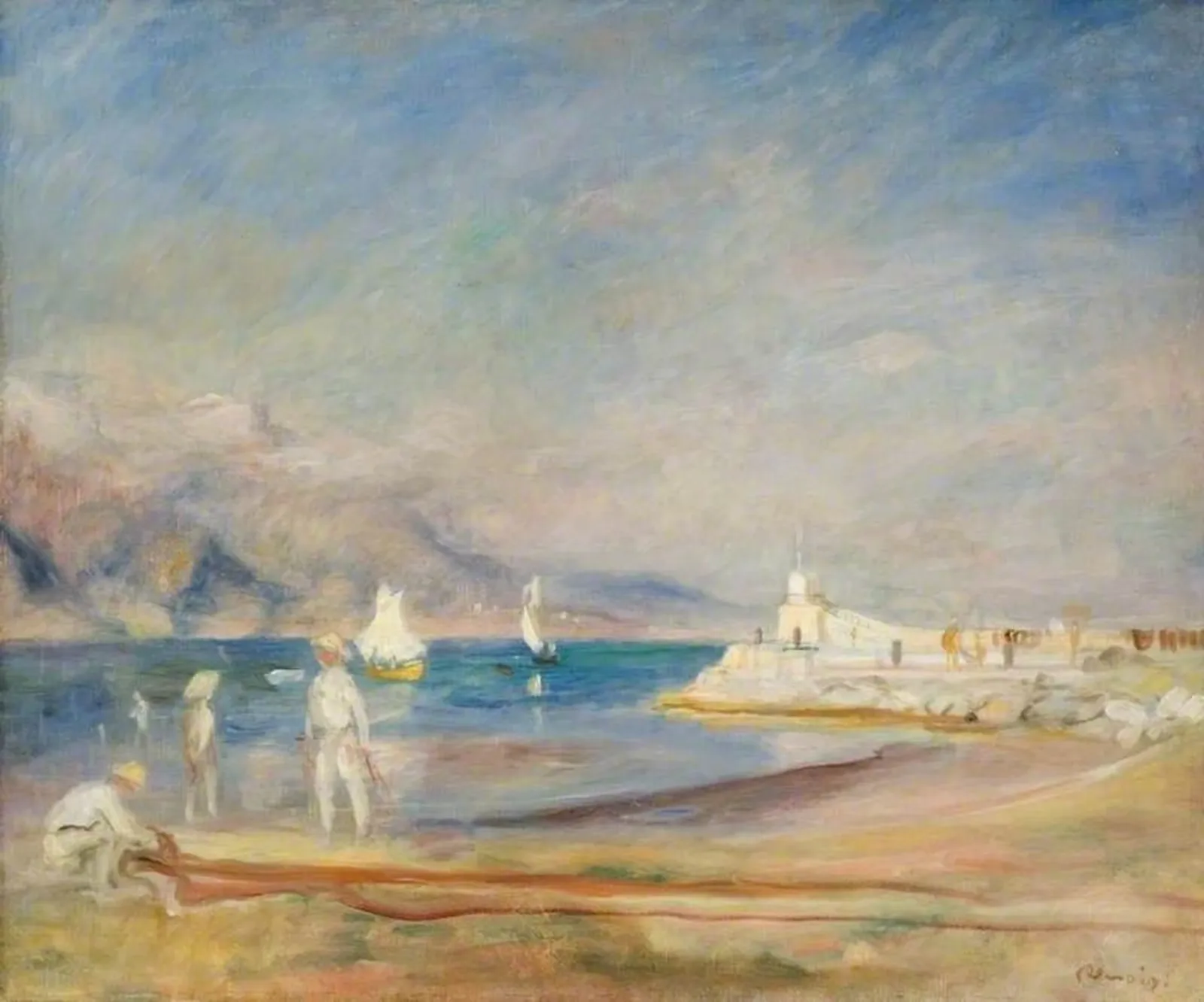 St Tropez, France, Pierre-Auguste Renoir