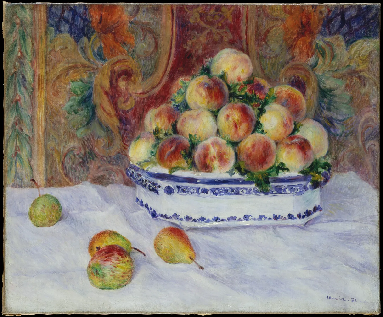 Still Life with Peaches, Pierre-Auguste Renoir