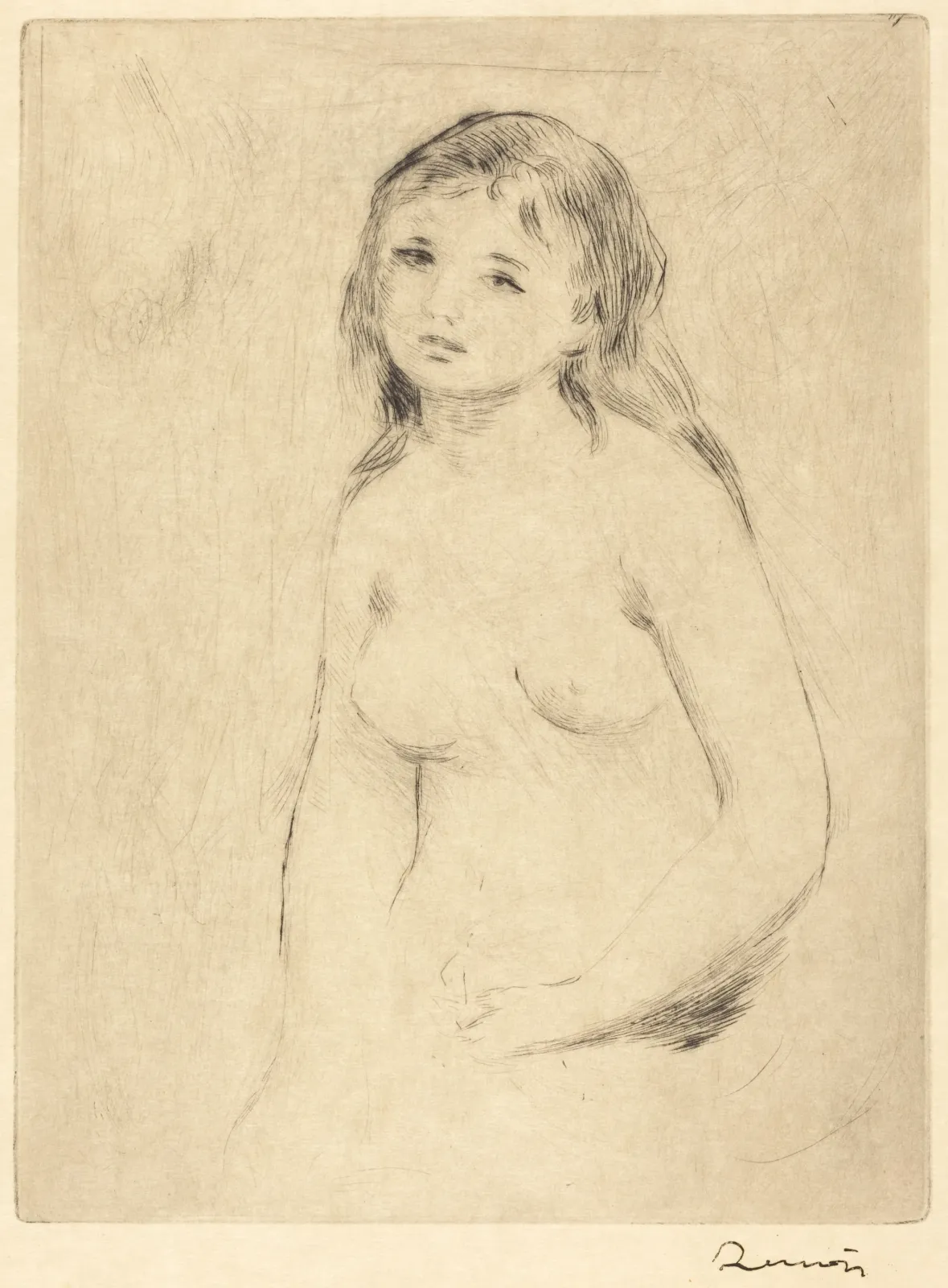 Study for a Bather (Etude pour une baigneuse), Pierre-Auguste Renoir