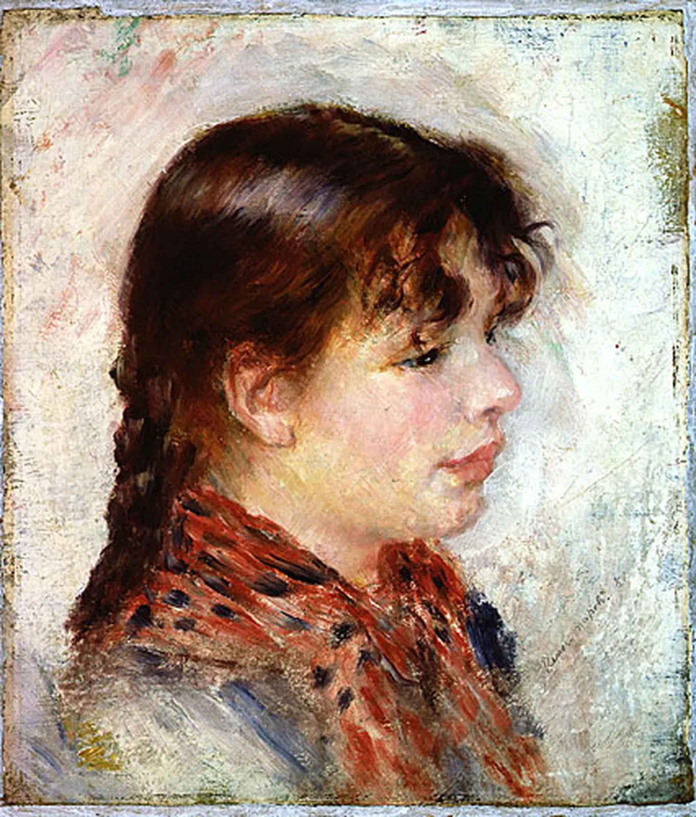 Tête de jeune fille napolitaine, Pierre-Auguste Renoir