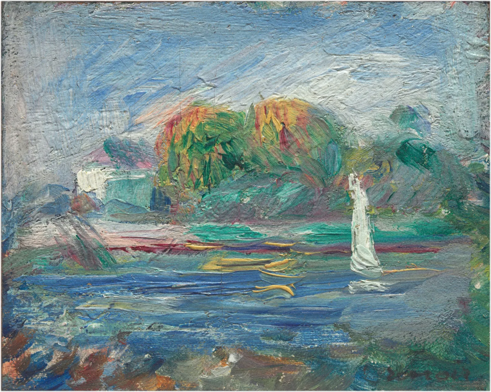 The Blue River, Pierre-Auguste Renoir
