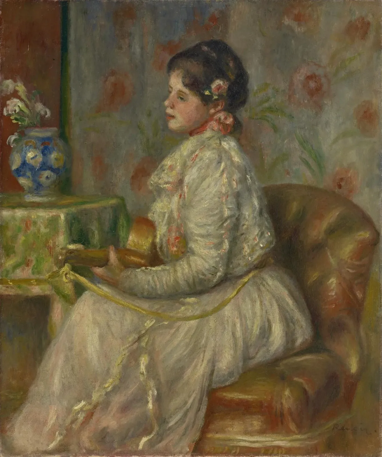 The guitar player, Pierre-Auguste Renoir