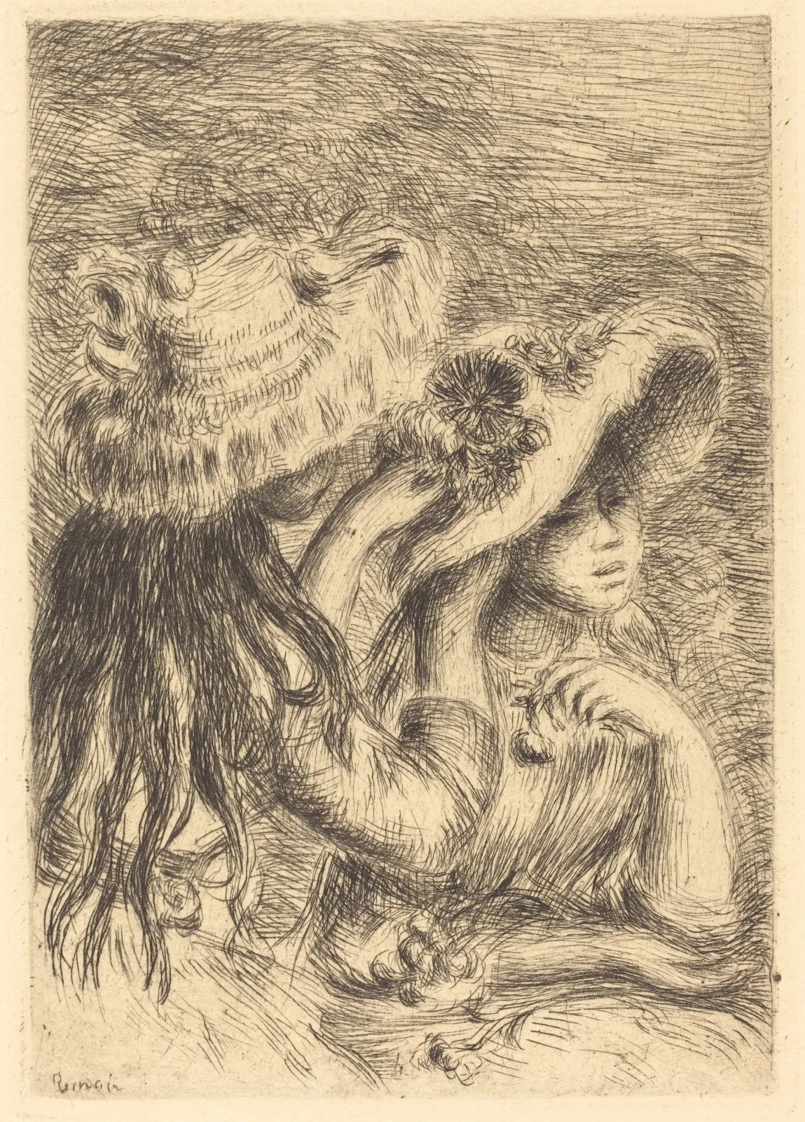 The Hat Pin (Le chapeau epingle), Pierre-Auguste Renoir
