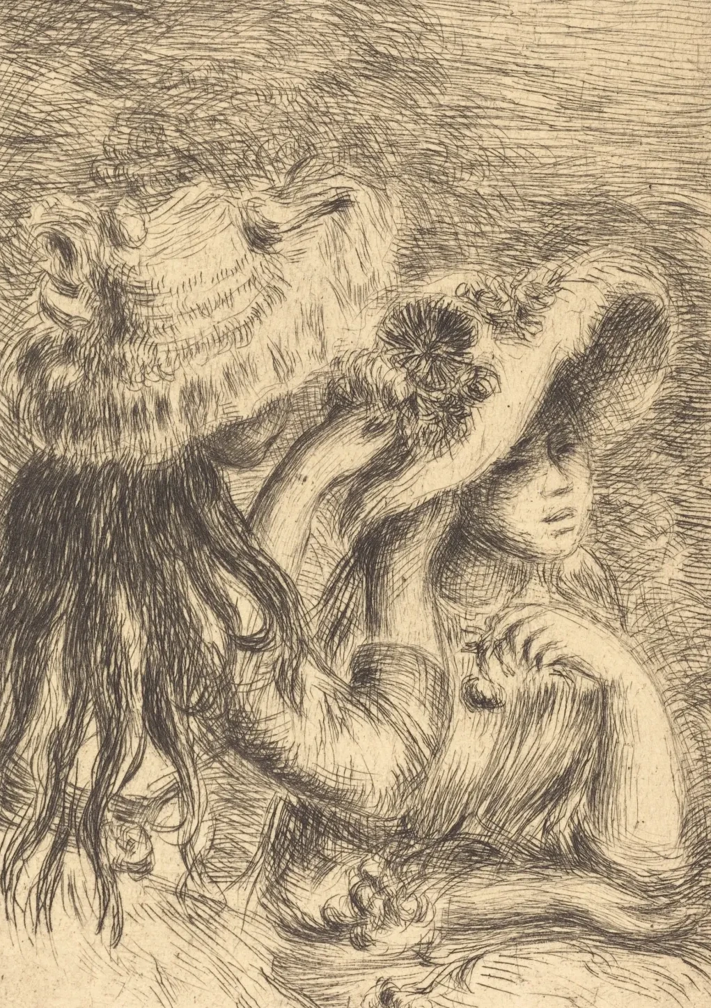 The Hat Pin (Le chapeau epingle), Pierre-Auguste Renoir