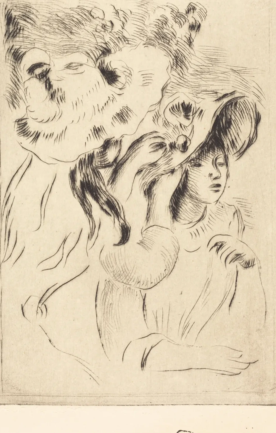The Hat Pin (Le chapeau epingle), Pierre-Auguste Renoir