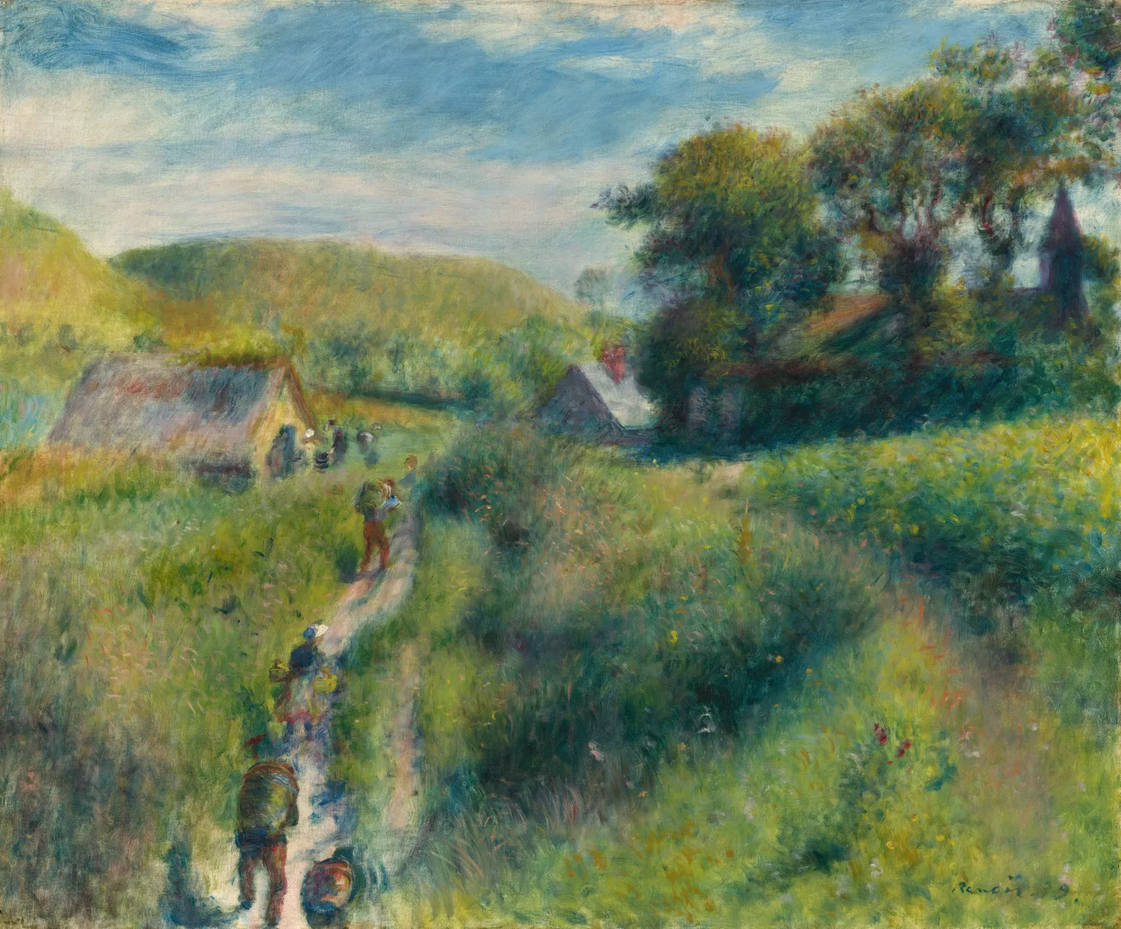 The Mussel Harvest, Pierre-Auguste Renoir