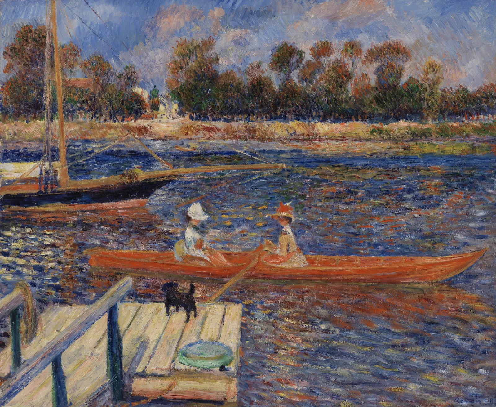 The Seine at Argenteuil (La Seine à Argenteuil), Pierre-Auguste Renoir
