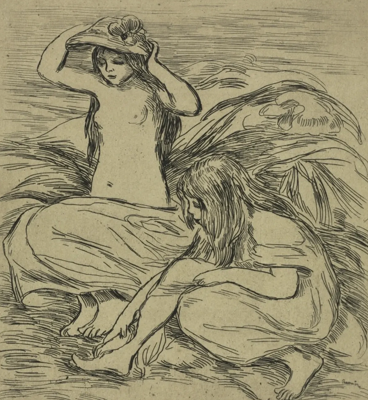 The Two Bathers, Pierre-Auguste Renoir