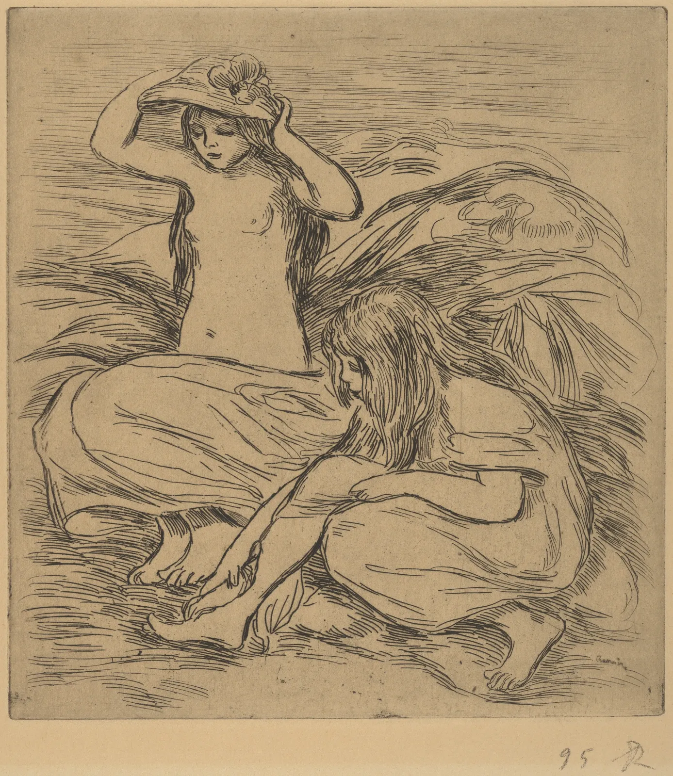 The Two Bathers, Pierre-Auguste Renoir