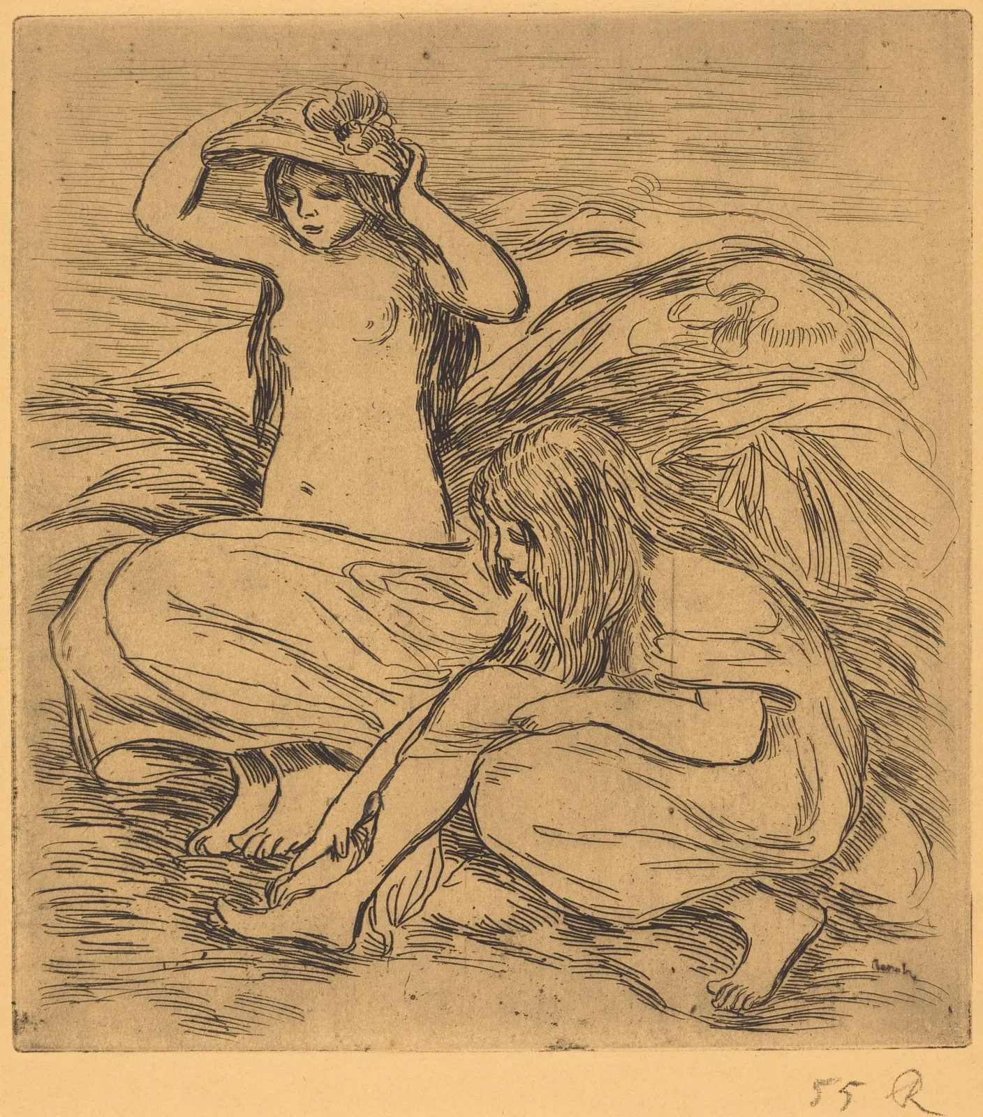 The Two Bathers (Les deux baigneuses), Pierre-Auguste Renoir