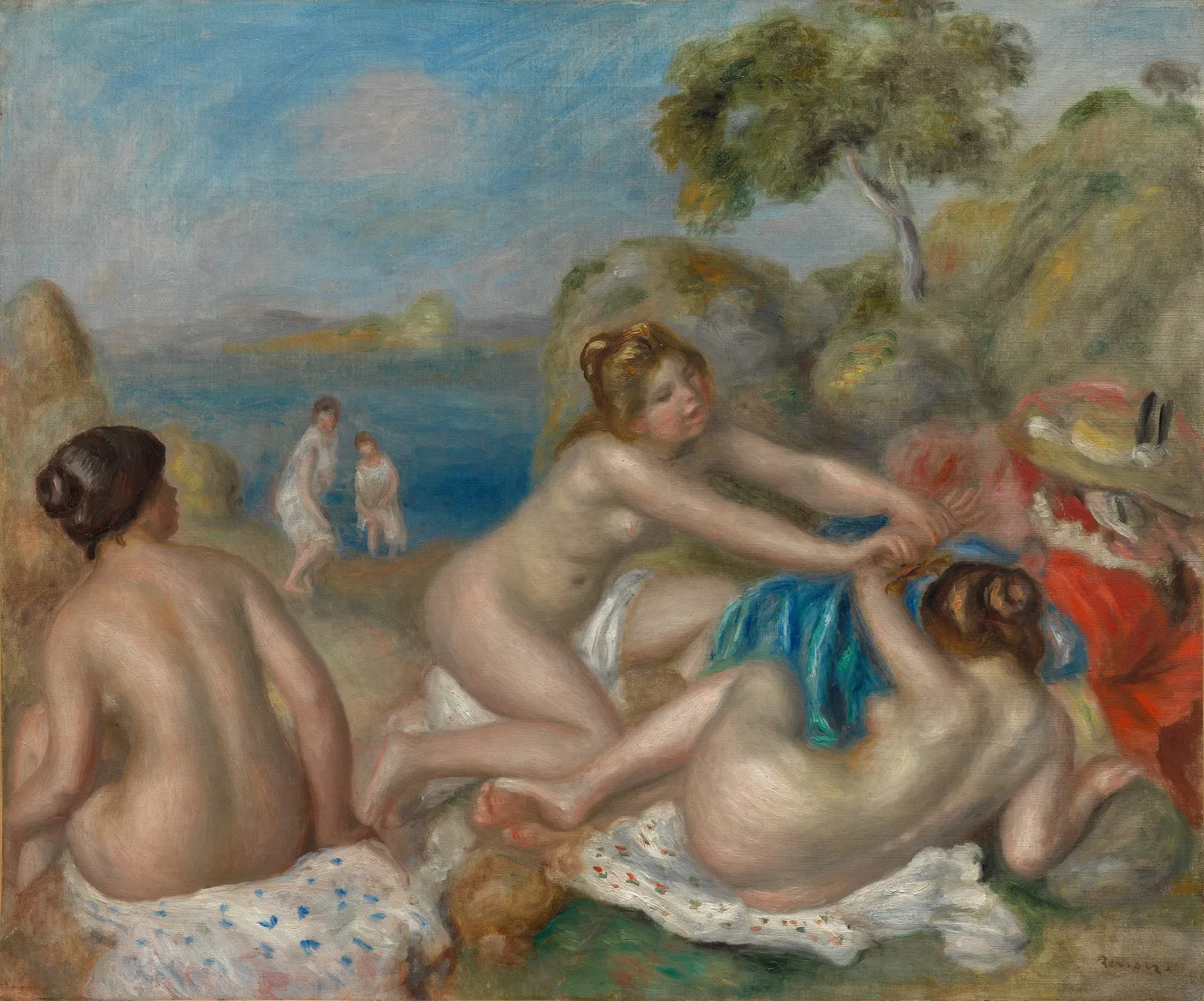 Trois Baigneuses au crabe, Pierre-Auguste Renoir