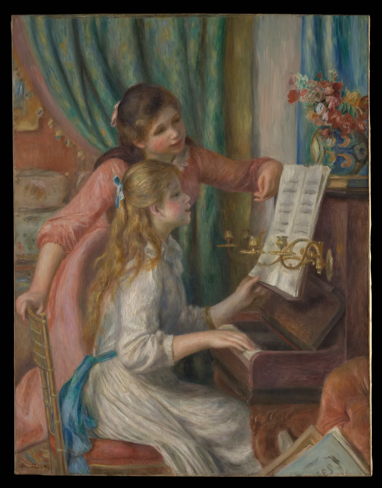 Two Young Girls at the Piano, Pierre-Auguste Renoir