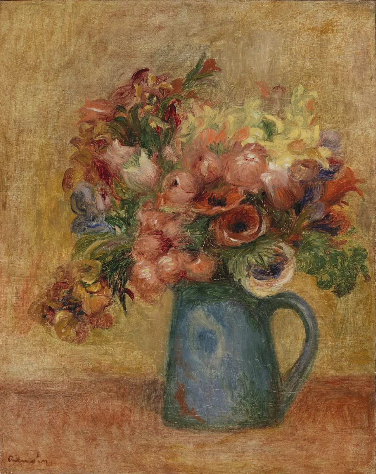 Vase of Flowers (Vase de fleurs ), Pierre-Auguste Renoir